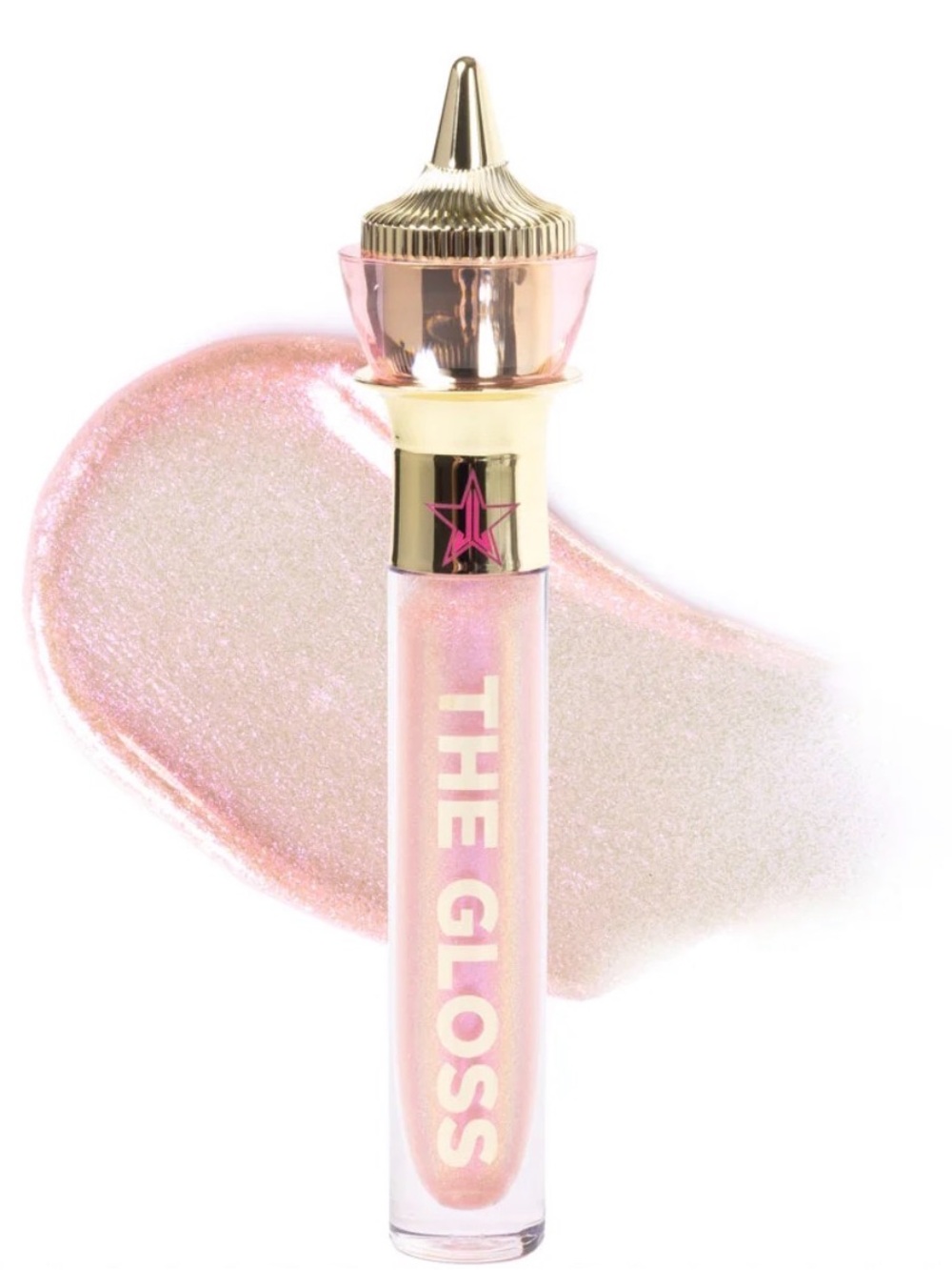 Jeffree Star IM SHY Lip Gloss in Iridescent Pearl Pink